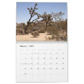 Calendrier Mural Le Parc national de Joshua Tree (Feb 2027)
