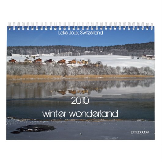 Calendrier Mural Le pays des merveilles d'hiver (Protection)