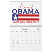 Calendrier Mural Le Président Obama 2013 (Feb 2027)