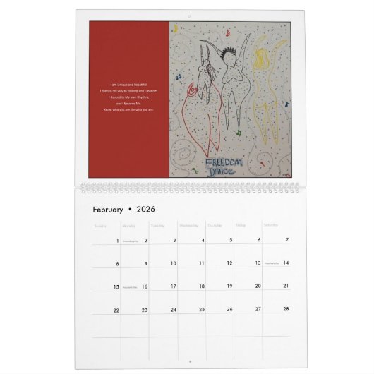 Calendrier Mural Le Suzan 2017 J. Collection Calander (Feb 2026)