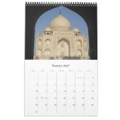 Calendrier Mural le Taj Mahal Inde 2016 (Jan 2027)