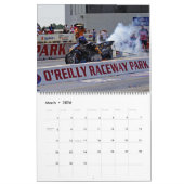 Calendrier Mural "Le vélo d'entrave de carburant supérieur le plus (Mar 2026)