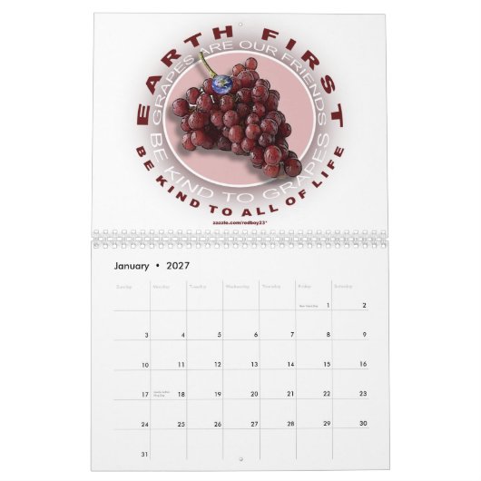 Calendrier Mural le vert est notre ami (Jan 2027)