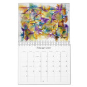 Calendrier Mural Le Watercolors2013 de Lin (Feb 2027)