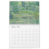 Calendrier Mural L'eau Lillies 2016 de Monet (Feb 2027)