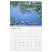 Calendrier Mural L'eau Lillies 2016 de Monet (Jan 2027)