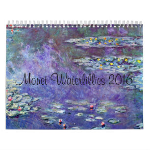 Calendrier Mural L'eau Lillies 2016 de Monet
