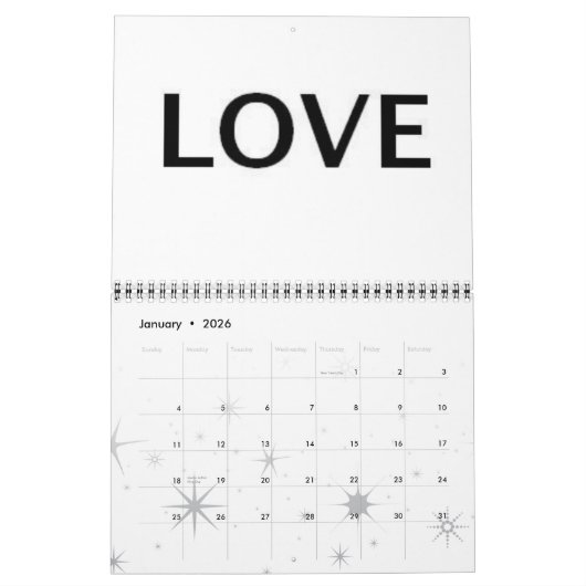 Calendrier Mural leçon de la vie (Jan 2026)