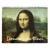 Calendrier Mural Léonard de Vinci Peintures et croquis (Protection)