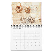 Calendrier Mural LEONARDO DA VINCI Dessins 2015 (Jan 2027)