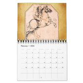 Calendrier Mural LEONARDO DA VINCI Dessins 2015 (Feb 2026)