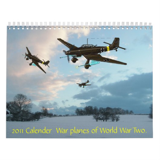 Calendrier Mural Les avions de la guerre de Calender de 2011 ... (Protection)