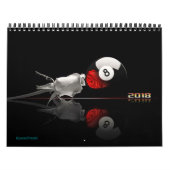 Calendrier Mural Les billards classent 2018 (Protection)