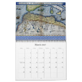 Calendrier Mural Les cartes d'Abraham Ortelius 2012 (Mar 2027)