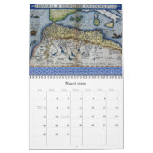 Calendrier Mural Les cartes d'Abraham Ortelius 2012 (Mar 2026)
