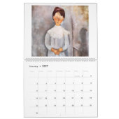 Calendrier Mural Les femmes de Modigliani 2026 (Jan 2027)