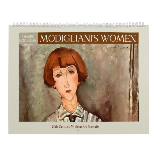 Calendrier Mural Les femmes de Modigliani 2026 (Protection)