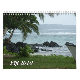 Calendrier Mural Les Fidji 2010
