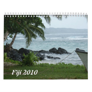Calendrier Mural Les Fidji 2010