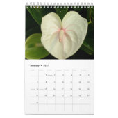 Calendrier Mural Les fleurs d'Hawaï (Feb 2027)