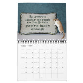 Calendrier Mural Les gerbilles classent (la réimpression) (Mar 2026)