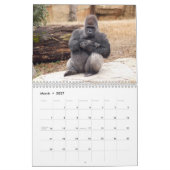Calendrier Mural Les gorilles classent, des gorilles (Mar 2027)