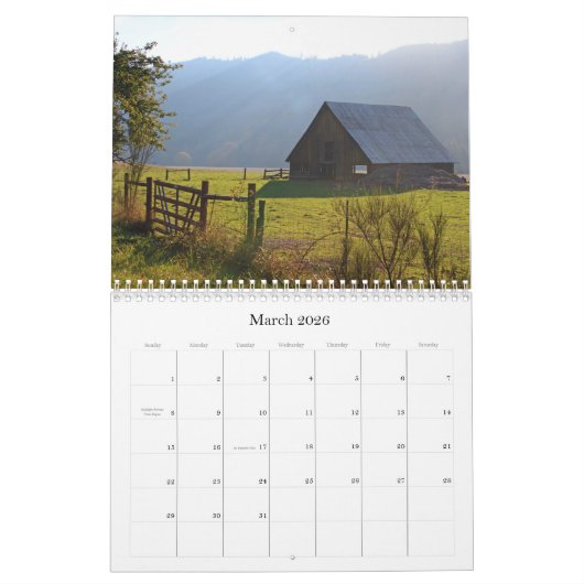 Calendrier Mural Les granges classent 2017 (Mar 2026)