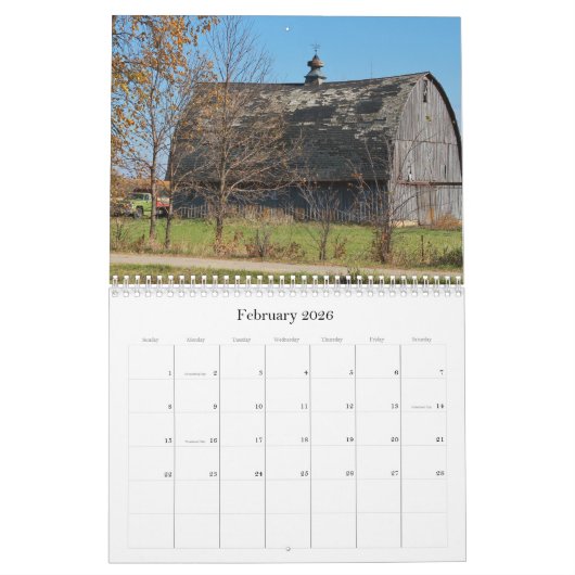 Calendrier Mural Les granges classent 2017 (Feb 2026)