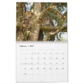 Calendrier Mural Les léopards classent, des léopards (Feb 2027)