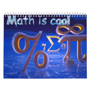 Calendrier Mural Les maths sont fraîches !