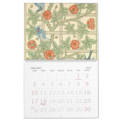 Calendrier Mural Les Motifs de William Morris (Jan 2027)
