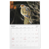 Calendrier Mural Les oiseaux classent avec de grands nombres (Mar 2027)