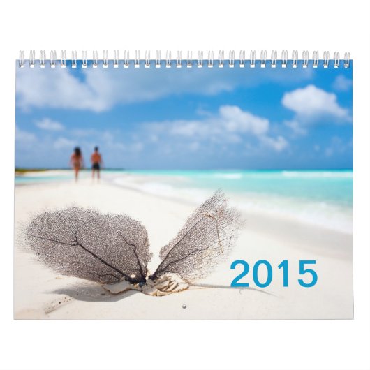 Calendrier Mural Les plages (Protection)