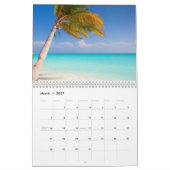 Calendrier Mural Les plages (Mar 2027)
