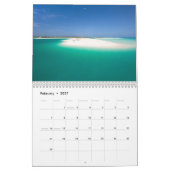 Calendrier Mural Les plages (Feb 2027)
