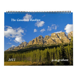 Calendrier Mural Les Rocheuses canadiennes 2011