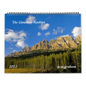 Calendrier Mural Les Rocheuses canadiennes 2011 (Protection)