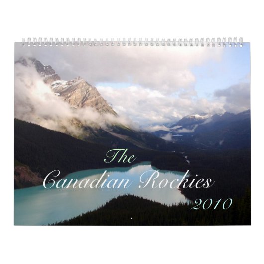 Calendrier Mural Les Rocheuses canadiennes 2012 (Protection)