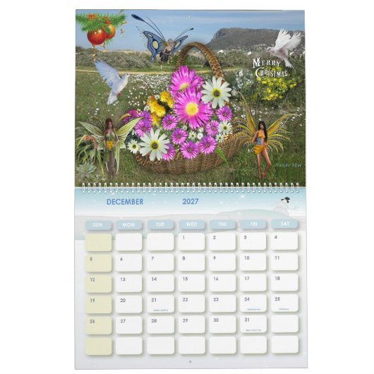 Calendrier Mural Les trésors floraux (Dec 2027)