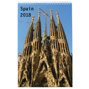 Calendrier Mural L'Espagne 2018