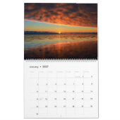 Calendrier Mural Levers de soleil du côté 2017 de lever de soleil (Jan 2027)