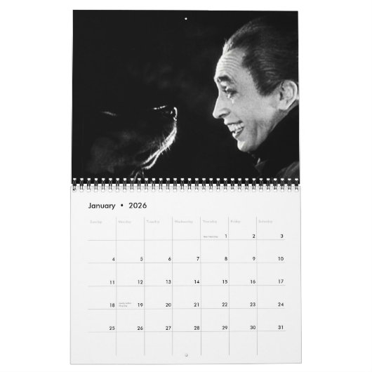 Calendrier Mural L'homme qui rit 1928 (Jan 2026)