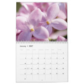 Calendrier Mural Lilas 2014 (12 mois) (Jan 2027)