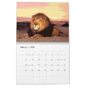 Calendrier Mural Lions - Animaux sauvages & Big Cats Wall (Feb 2026)