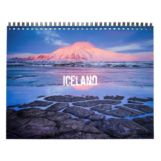 Calendrier Mural L'Islande (Protection)