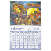 Calendrier Mural L'Israël (Feb 2026)