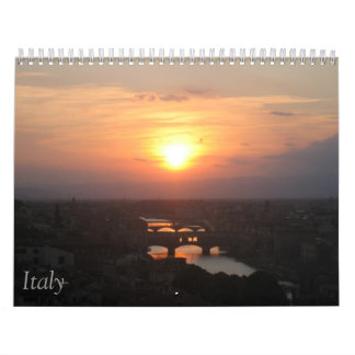 Calendrier Mural L'Italie