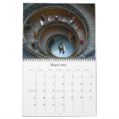 Calendrier Mural l'Italie et vatican 2016 (Mar 2027)