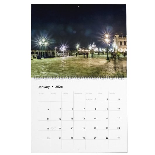 Calendrier Mural L'Italien aménage 2013 en parc (Jan 2026)