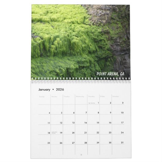 Calendrier Mural Littoral 2013 de la Californie (Jan 2026)